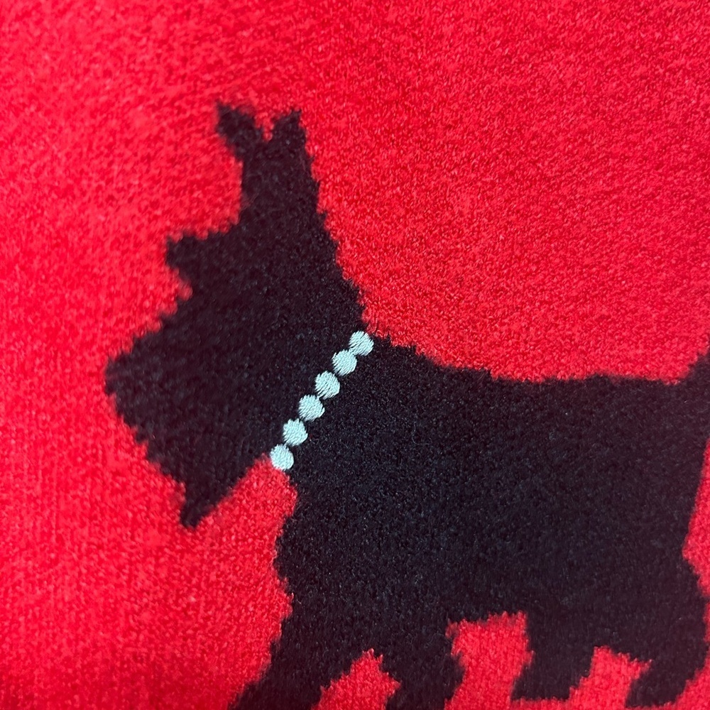 Calligraphie Red and Black Sweater - Picture 5 of 7